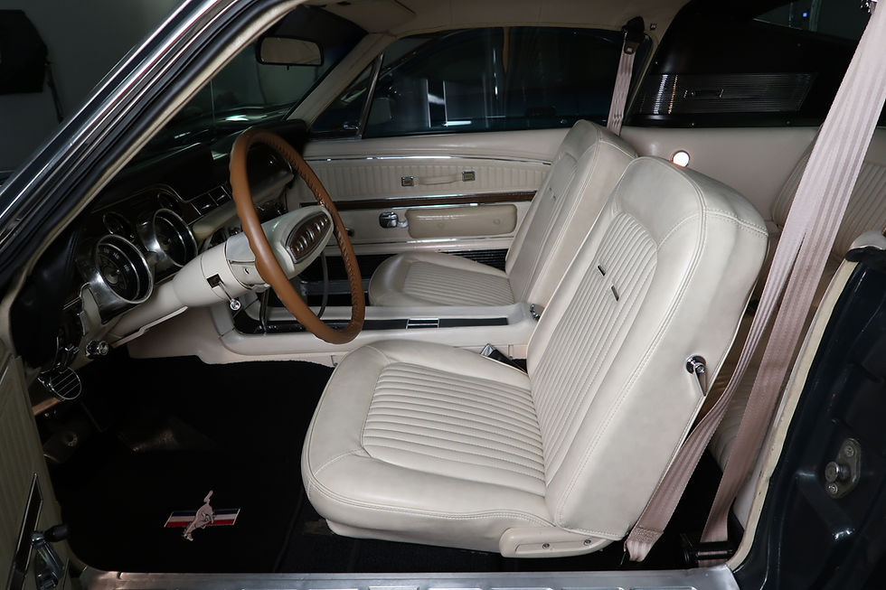 Thumbnail: 1968 Mustang Fastback J-Code Highland Green / Parchment Deluxe Interior