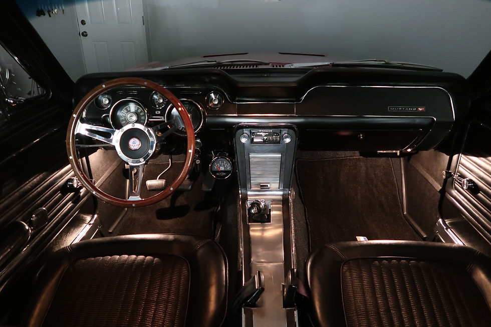 Thumbnail: 1968 Mustang Fastback Candy Apple Red C-Code