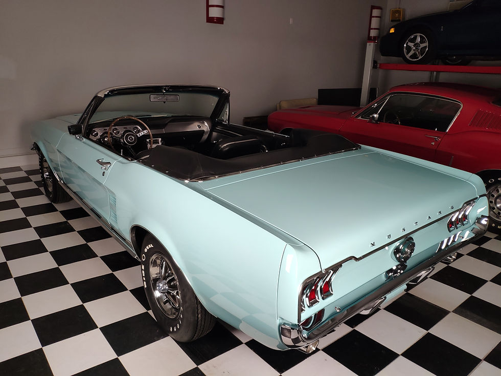 Thumbnail: 1967 Mustang Convertible GTA 390ci ''S-Code'' Frost Turquoise