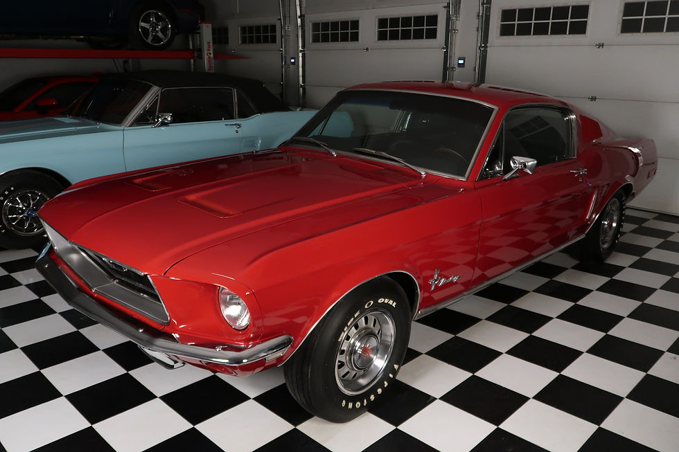 Thumbnail: 1968 Mustang Fastback Candy Apple Red C-Code