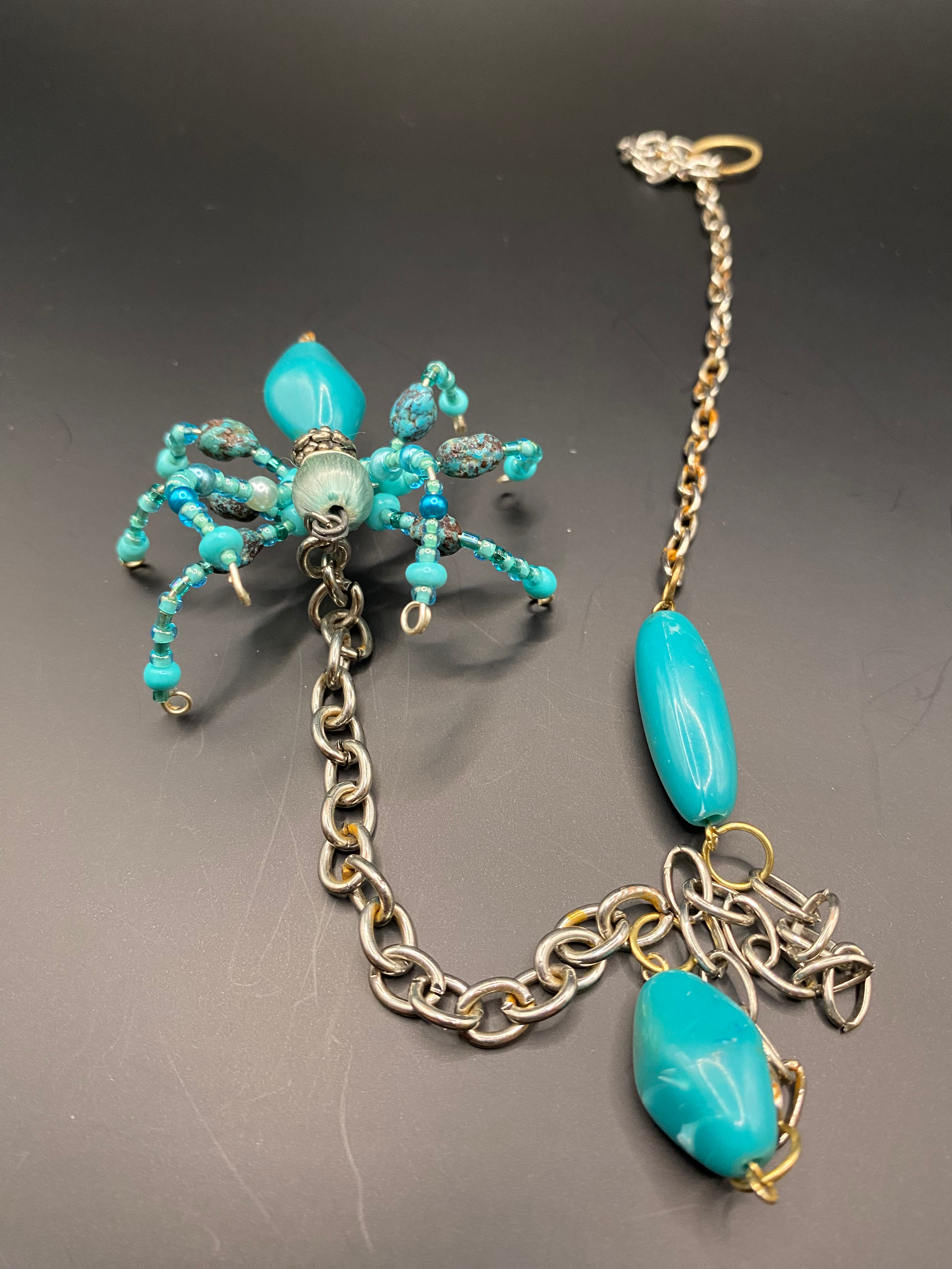 Rust and Web Spider Suncatcher