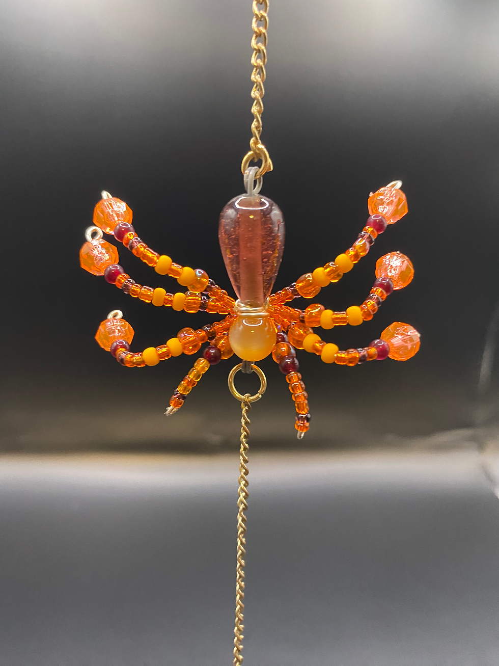 Thumbnail: Rust and Web Spider Suncatcher