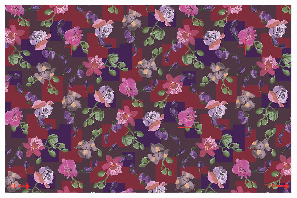 liberty floral para almohadón