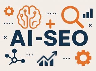 Mano robótica interactuando con interfaz digital de SEO AI