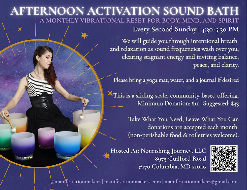 Afternoon Activation Sound Bath