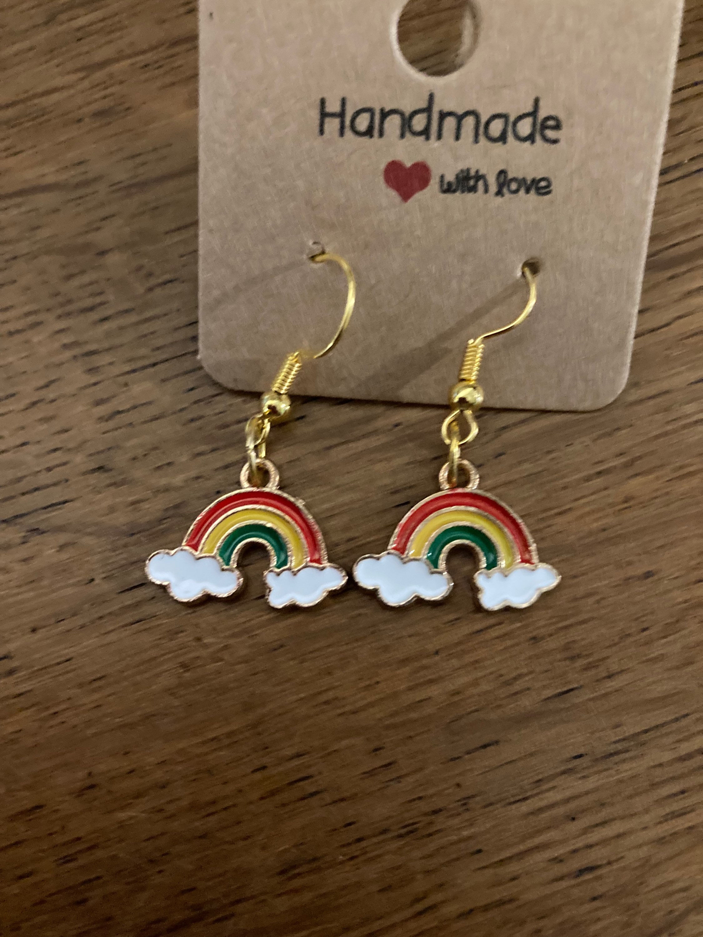 Handmade Rainbow Earrings 