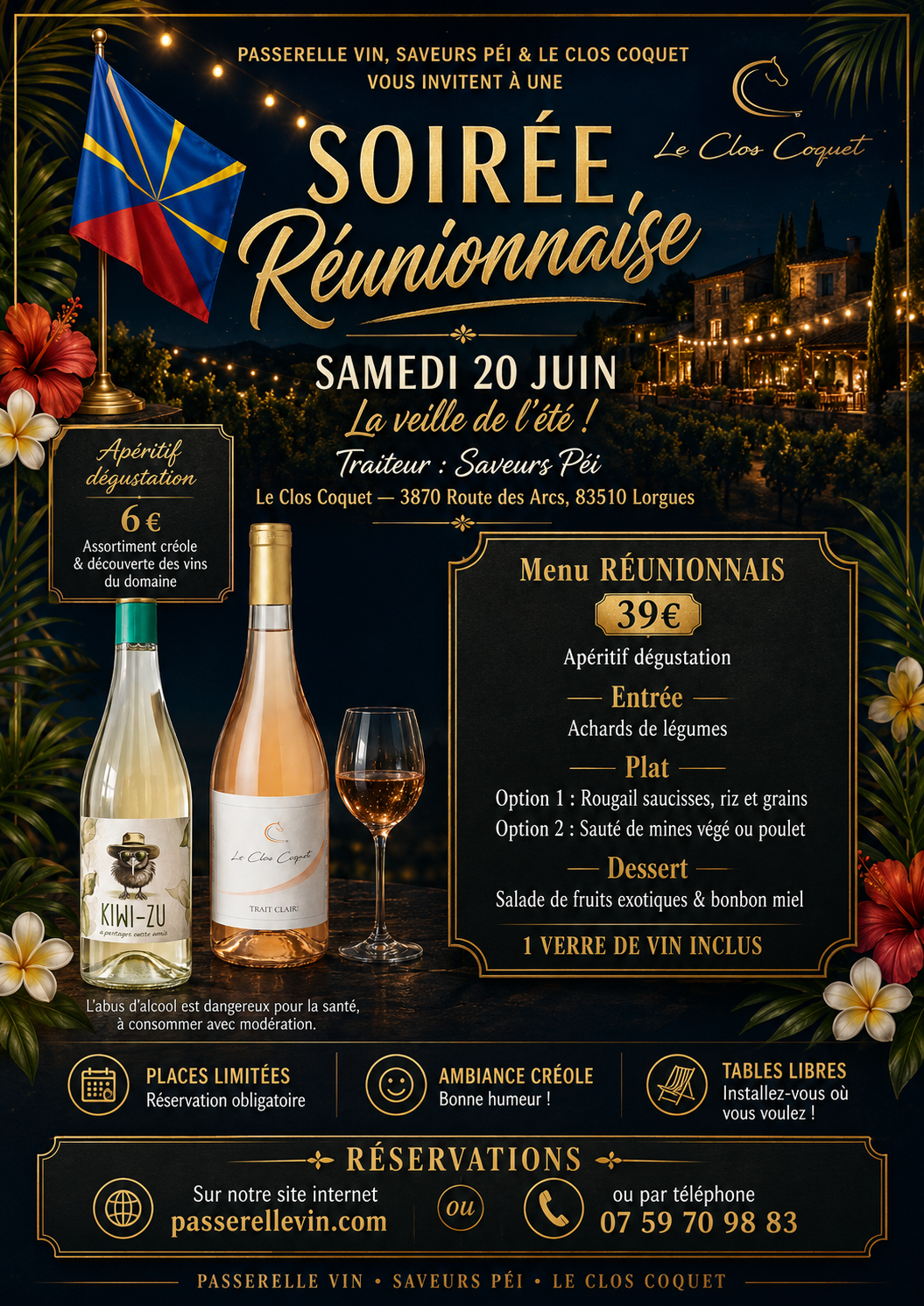 Soirée Réunionnaise