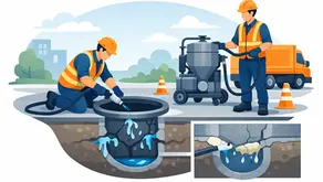 How Manhole Grouting Contractors Fix Leaks