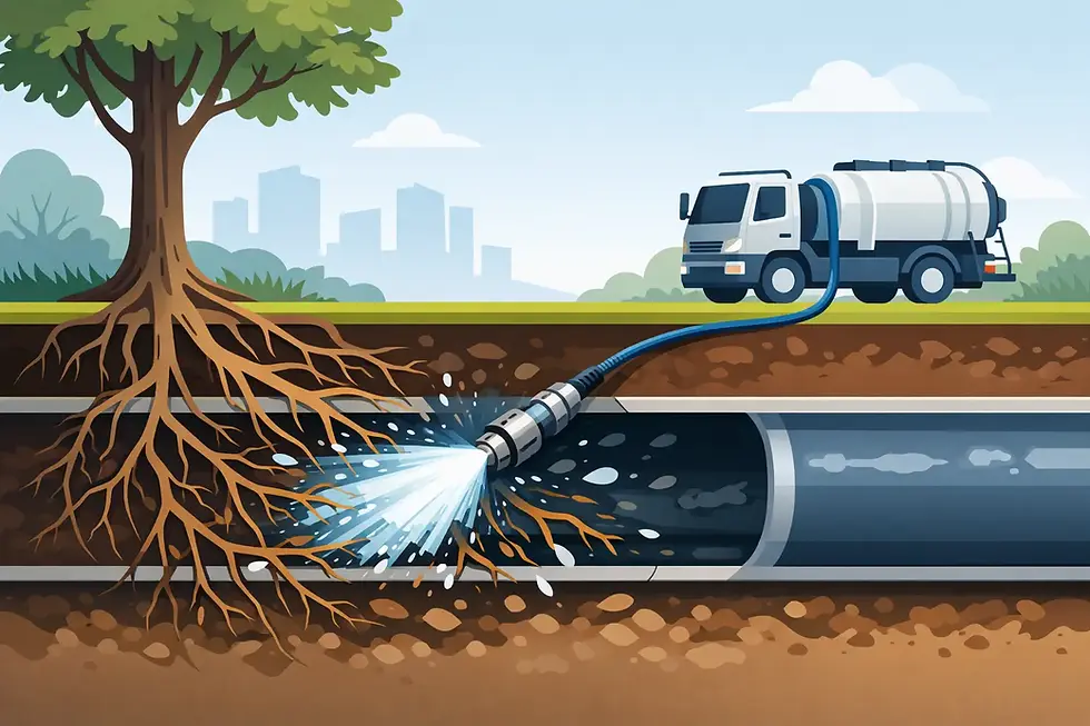 How Hydro Jetting Clears Roots From Sewer Lines