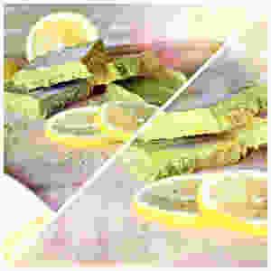Creamy avocado delight with a subtle hint of green tea and zestful trace of fresh mint