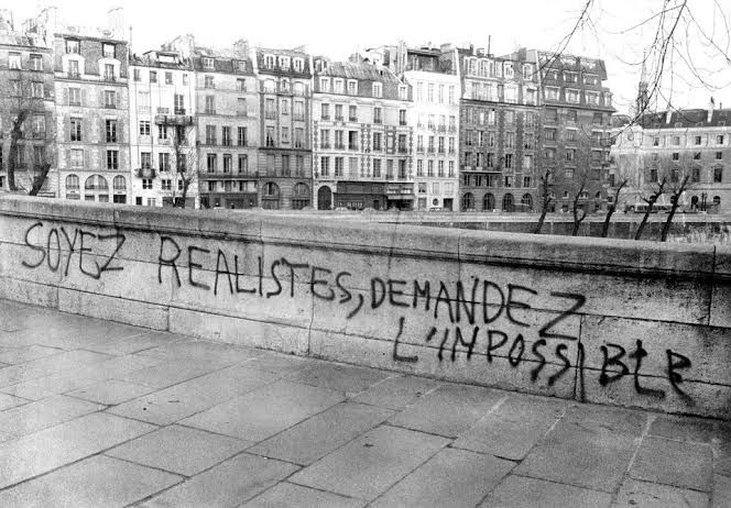 pichação paris maio de 1968
