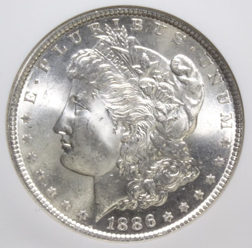 Thumbnail: 1886 Morgan Dollar NGC MS65