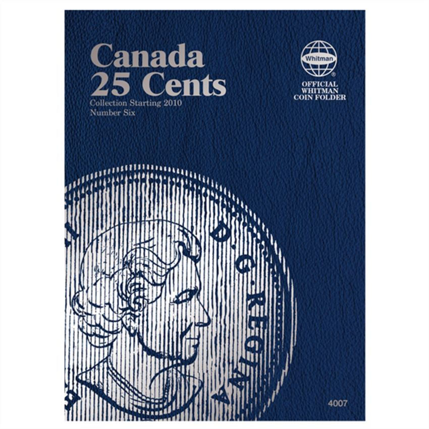 Canada 25 Cents Folder Starting 2010