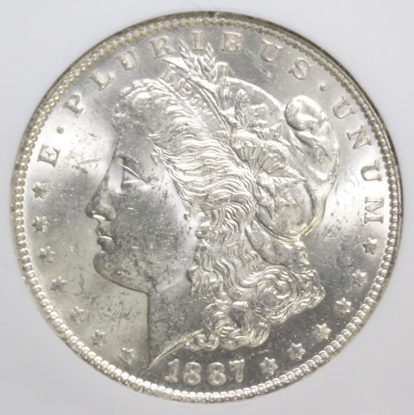 Thumbnail: 1887-O Morgan Dollar NGC MS63