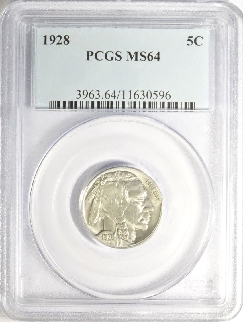 1928 Buffalo Nickel PCGS MS64