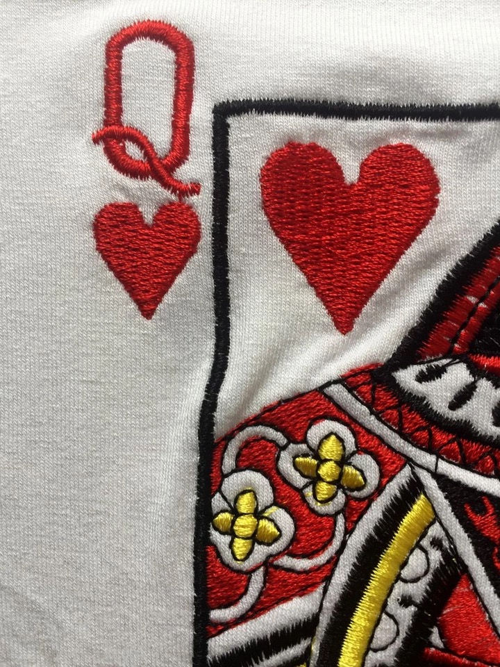 Thumbnail: Queen of hearts embroidered crop top