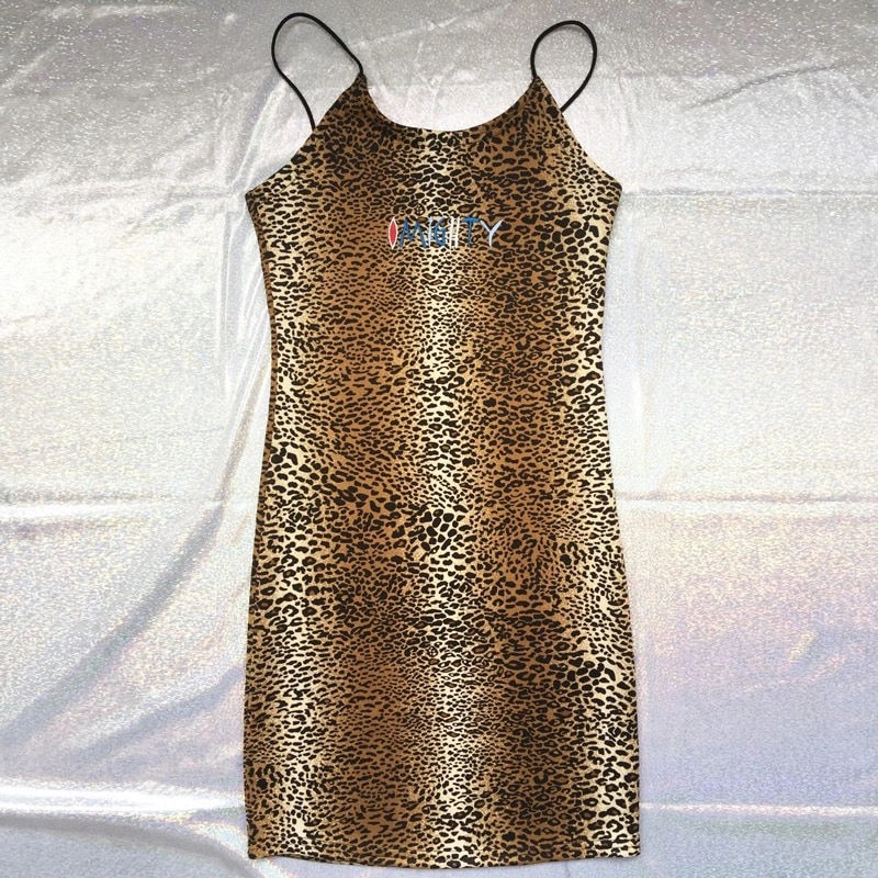 Thumbnail: Leopard print bodycon dress