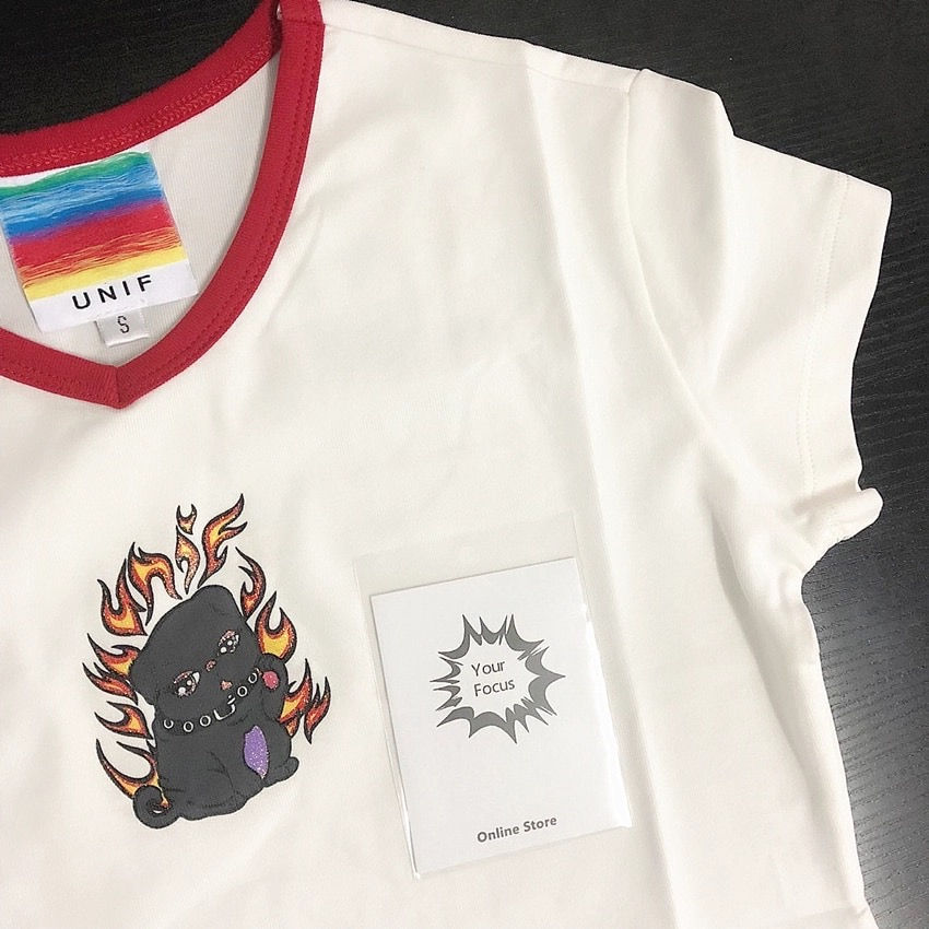 Thumbnail: Dog flame crop top