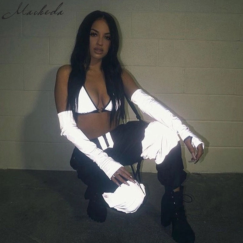 Thumbnail: Reflective patch cargo trousers