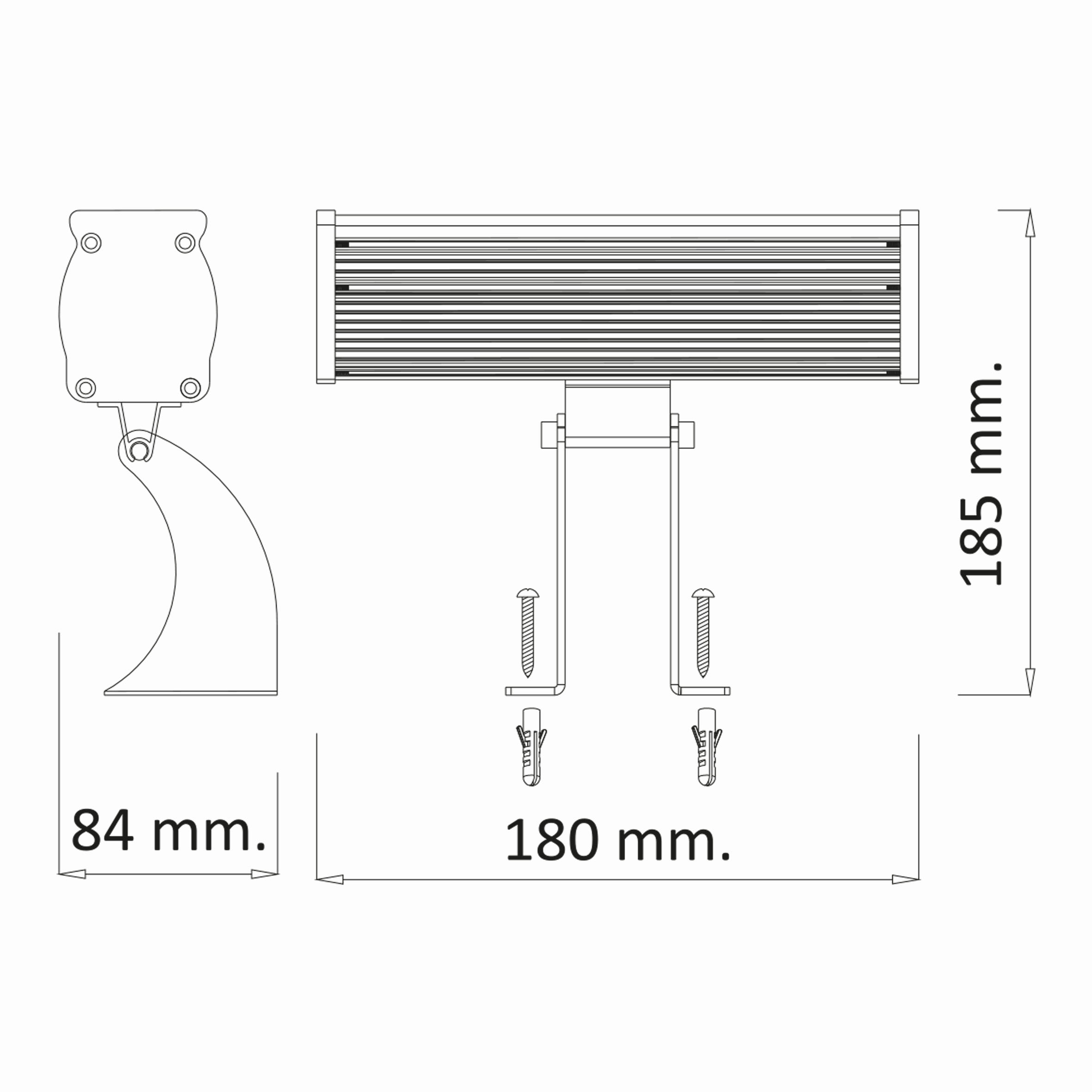 6w 0.18mt 6 Ledli RGB Wall Washer TÇ