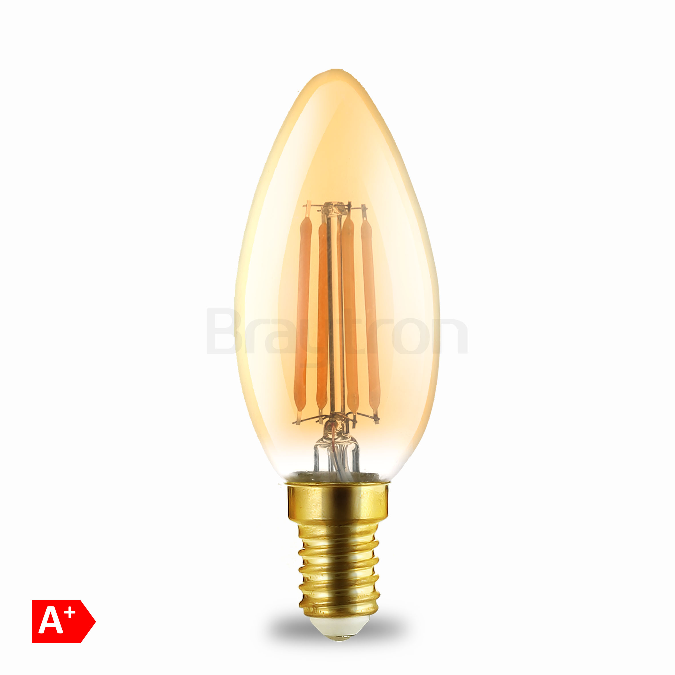4w E14 Mum Amber Ampul