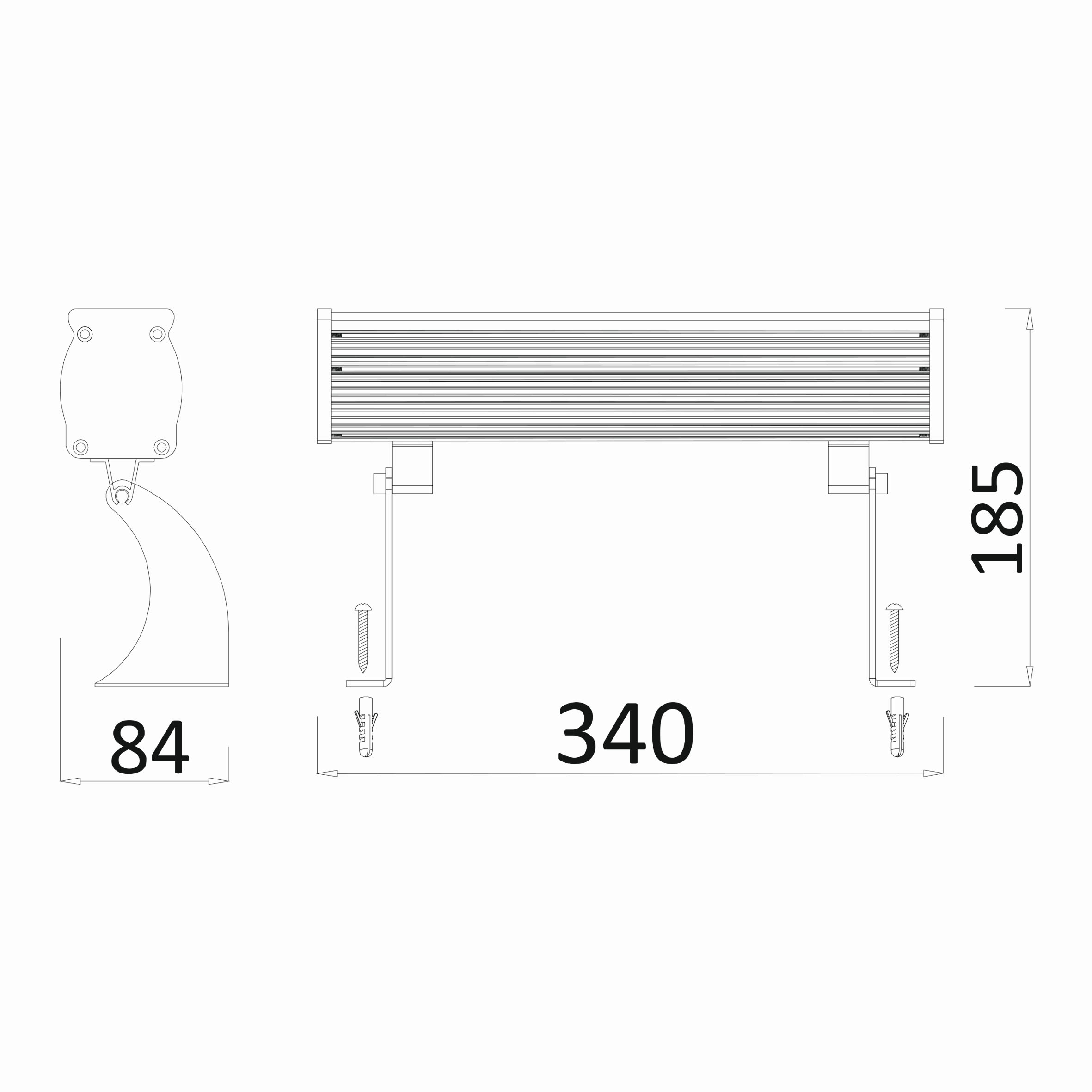 12w 0.34mt 12 Ledli RGB Wall Washer
