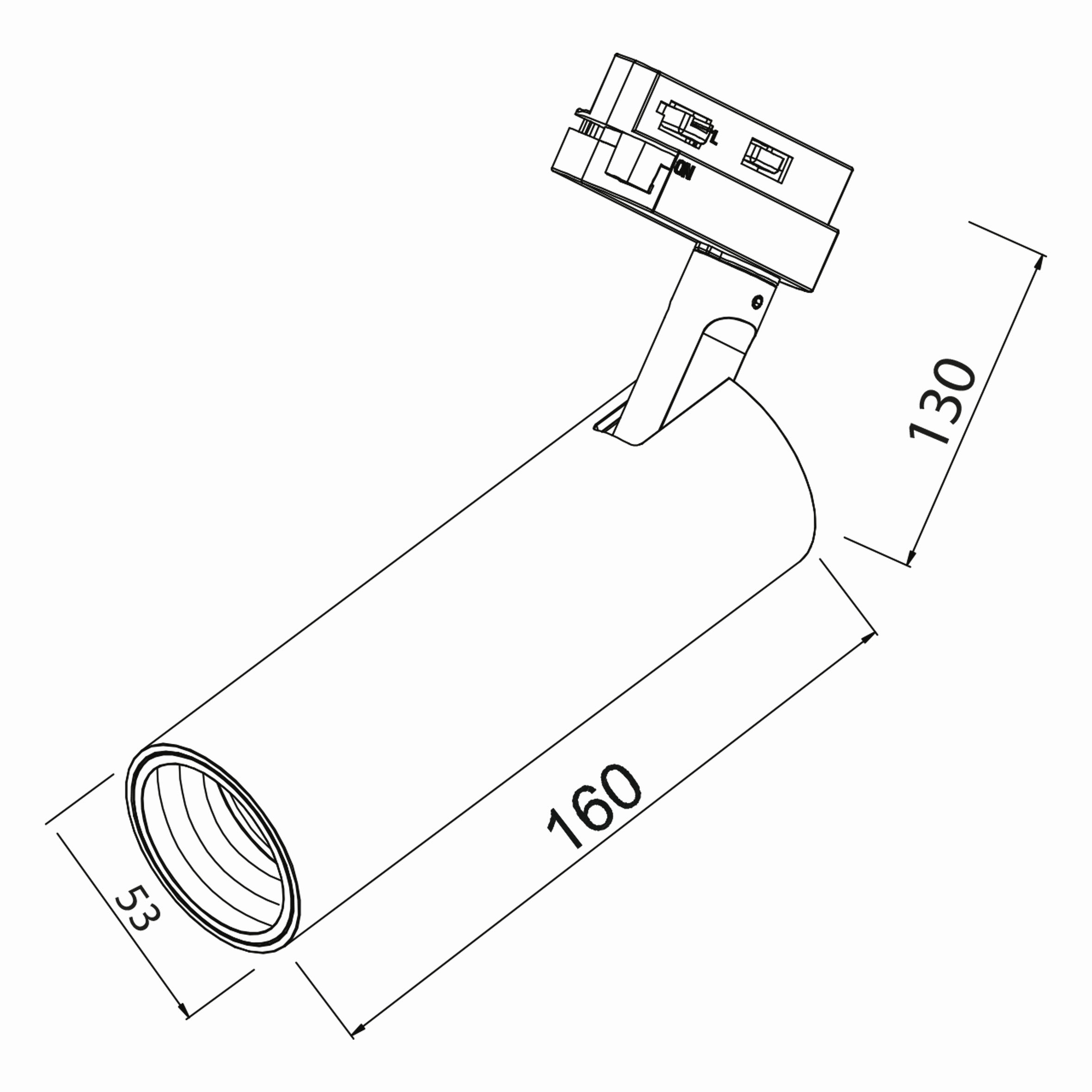 15w Cob Shopline-D Ray Spot Monofaze