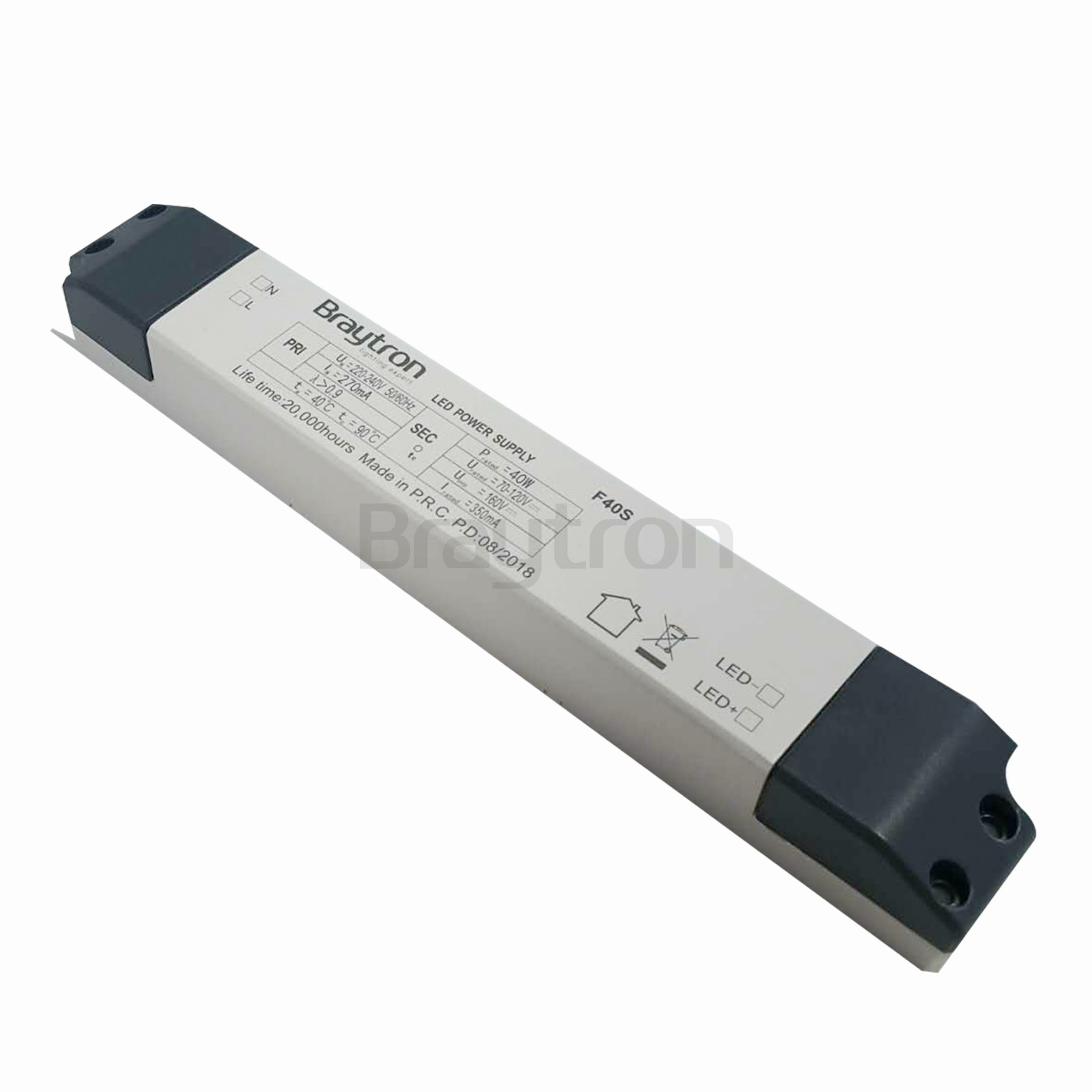 F40S 40w 350mA Sabit Akım Led Sürücü