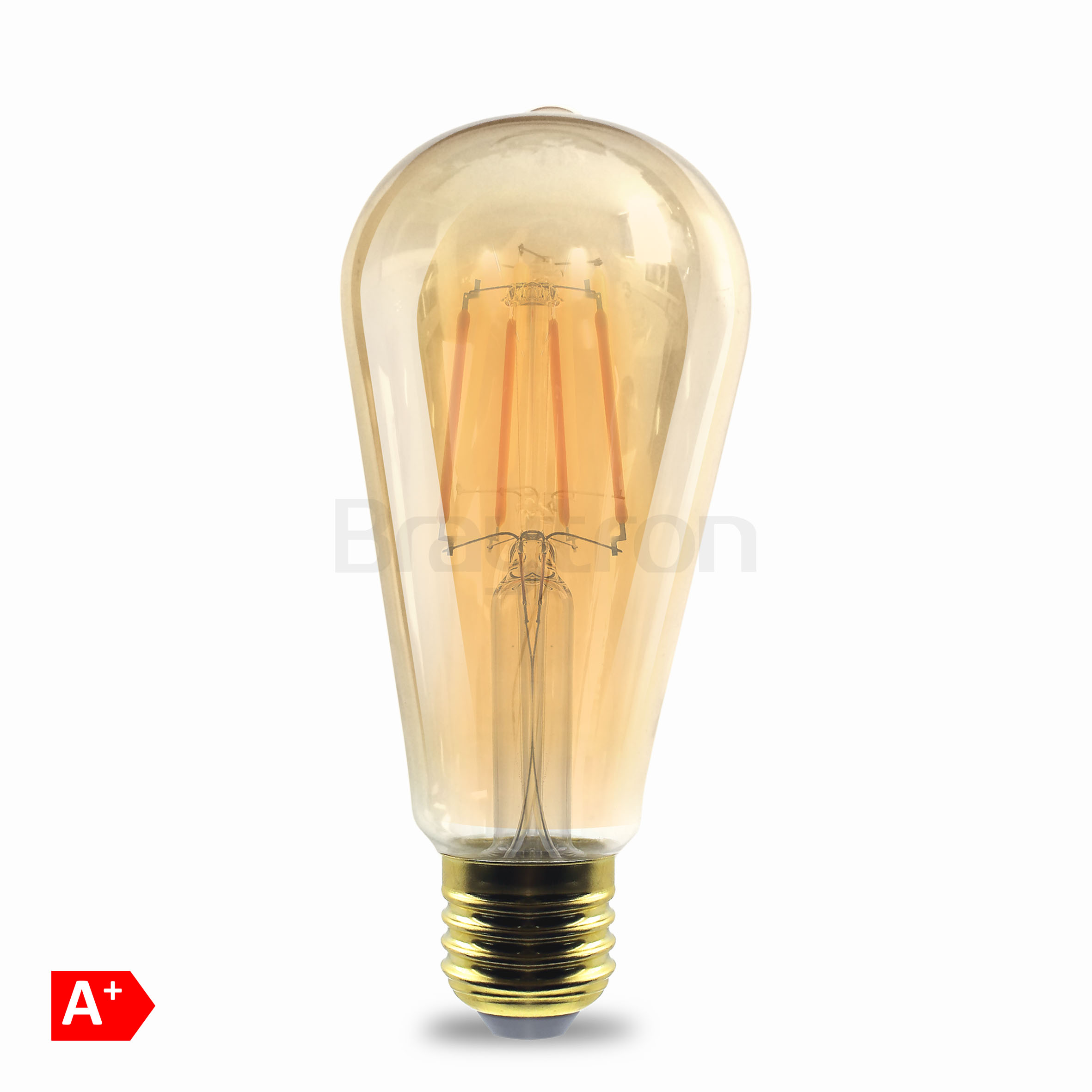 4w E27 ST64 Amber Ampul