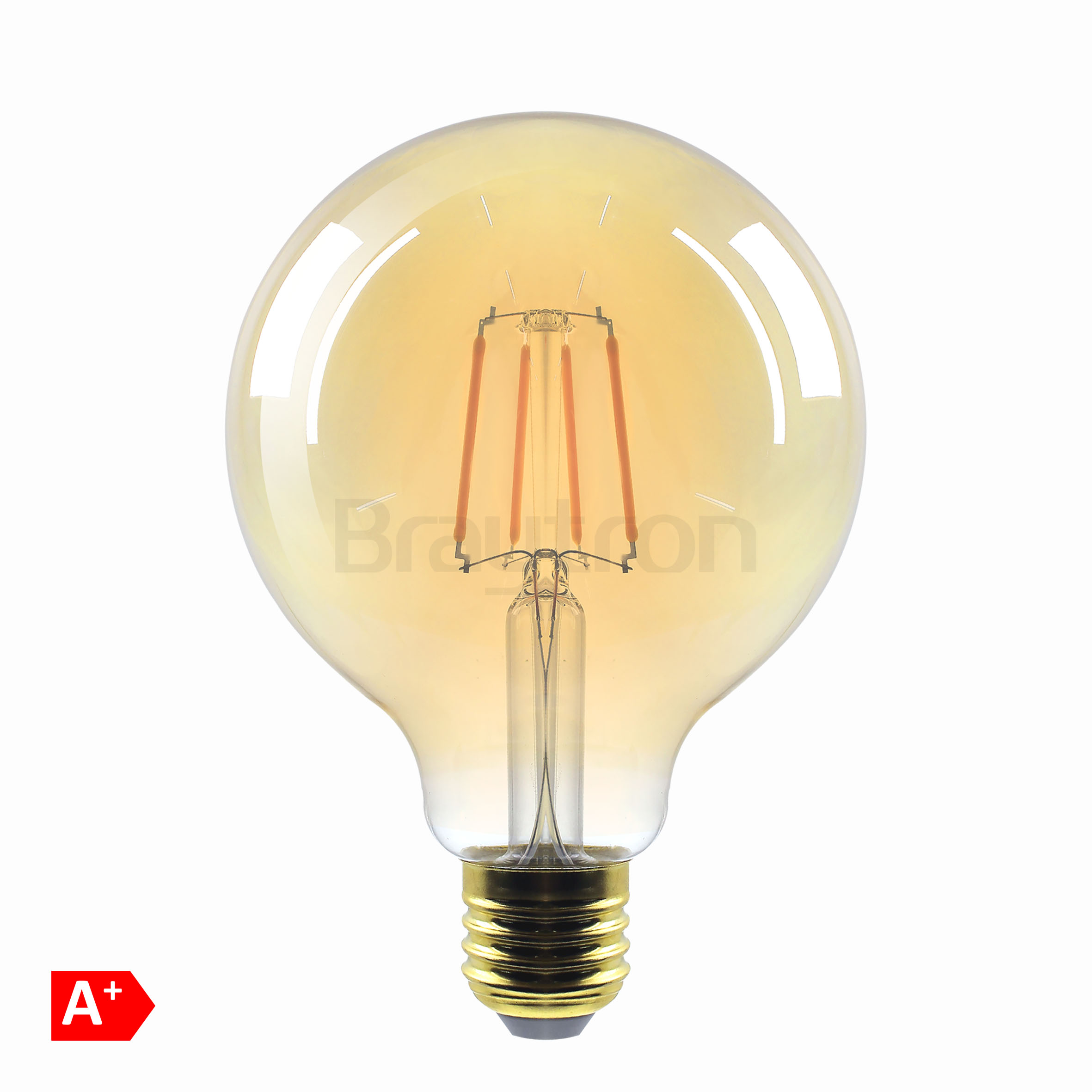 4w E27 G95 Amber Ampul