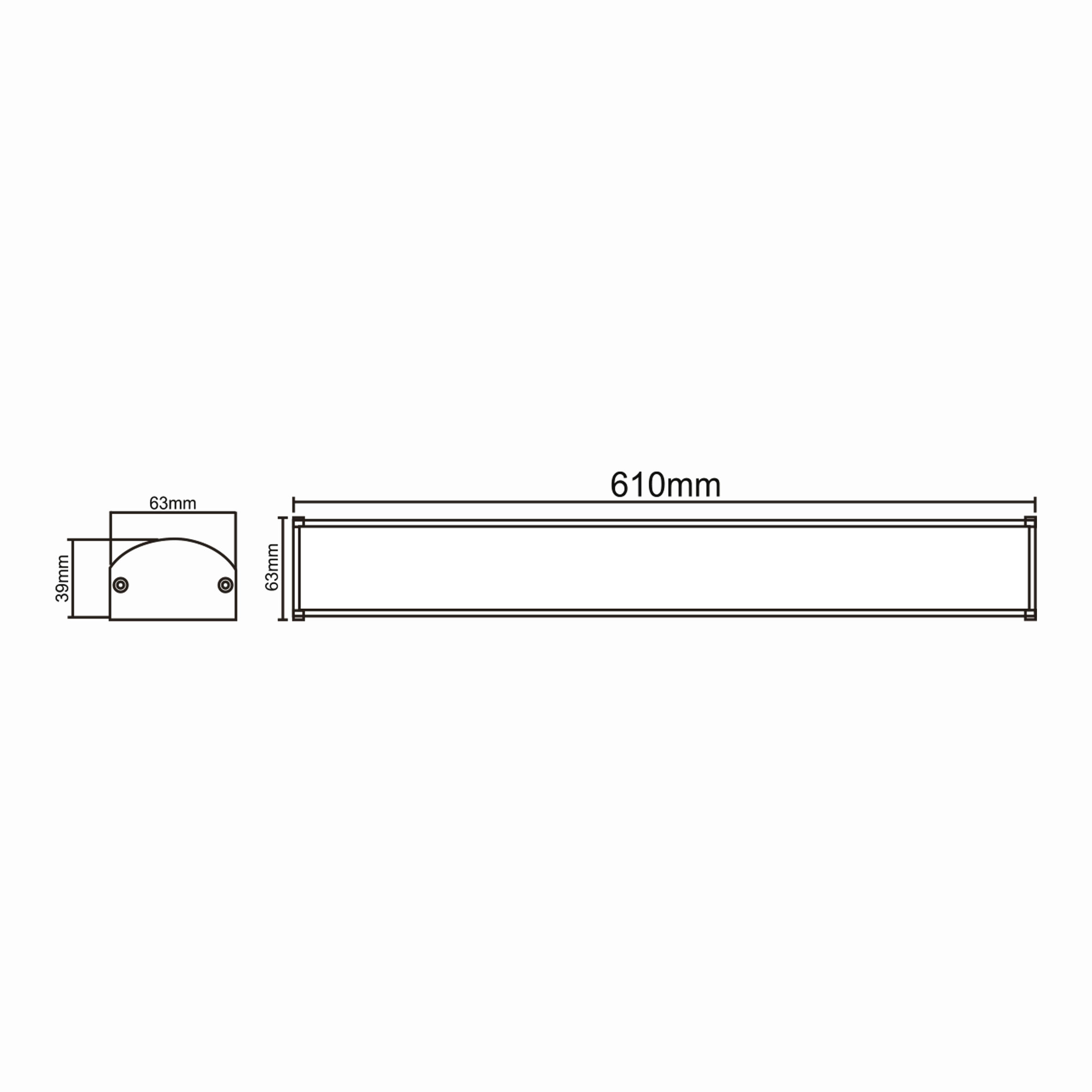 20w 0.6mt Proline-P Bant Armatür T. Ç.