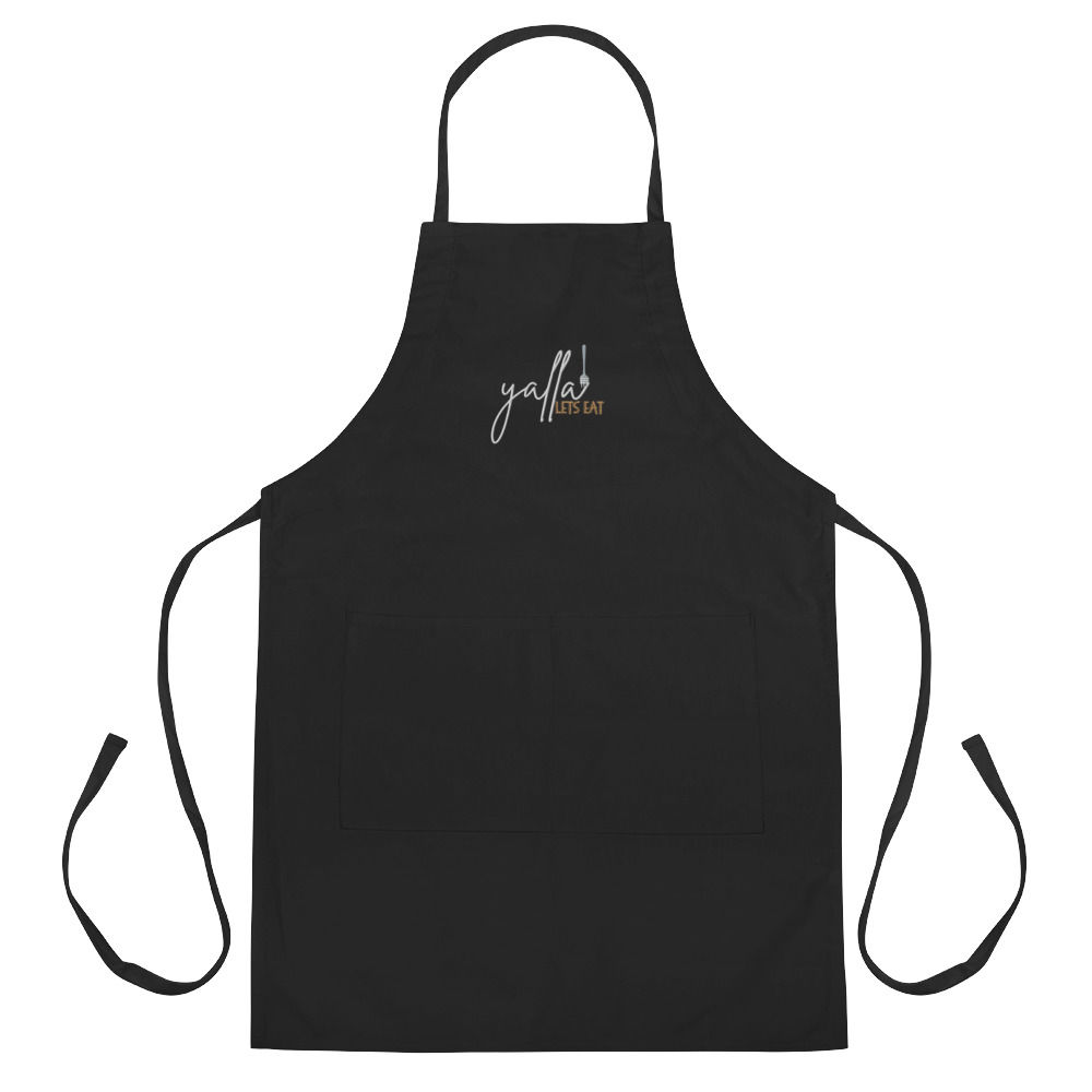 Embroidered Yalla Let's Eat Apron