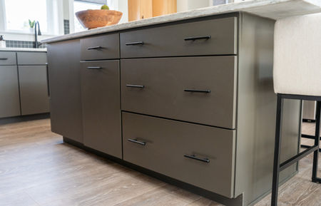 Penns Creek modular home, kitchen cabinet drawer detail