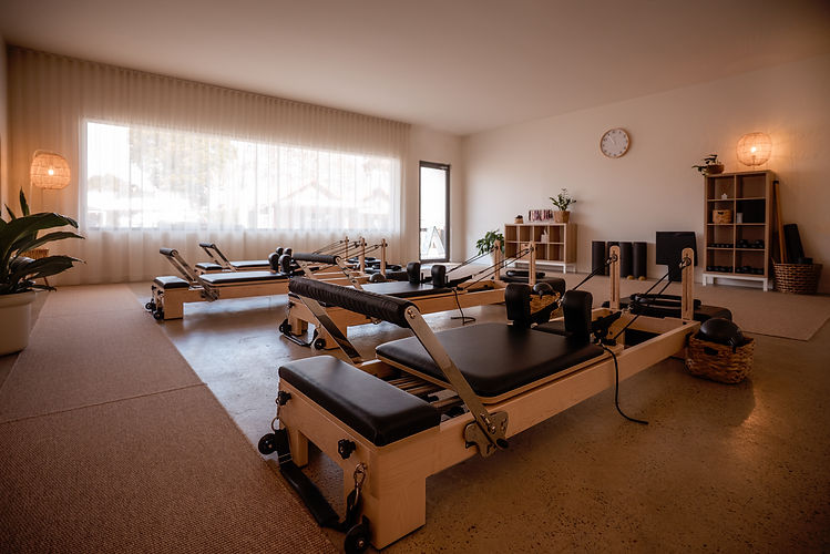 Reformer Pilates studio at Gem Pilates Studio in Gembrook
