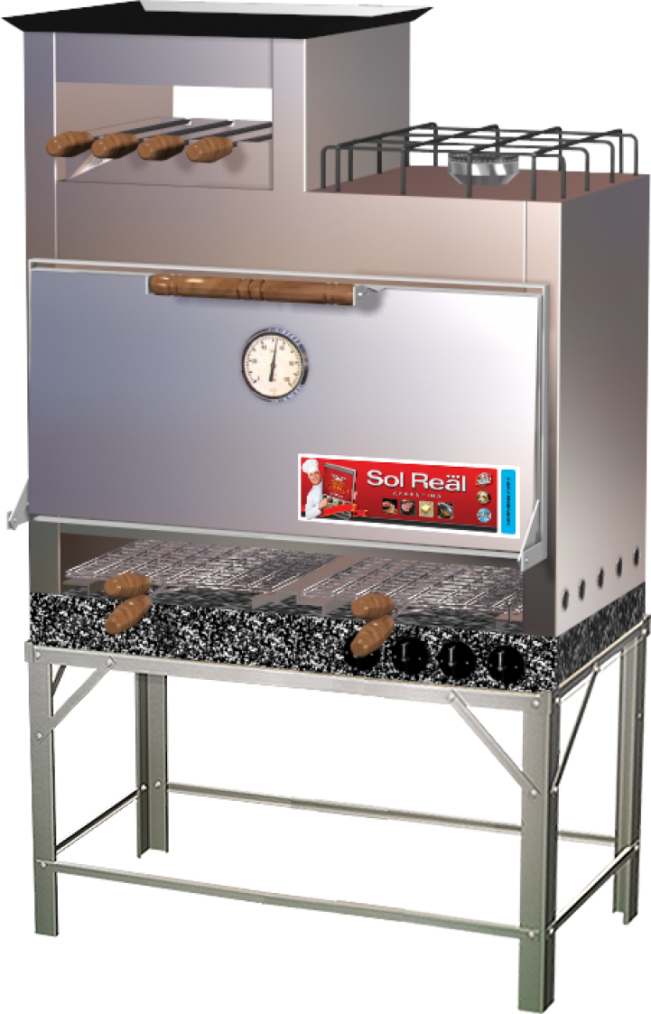 Miniatura: Horno multiple 8 moldes Sol Real