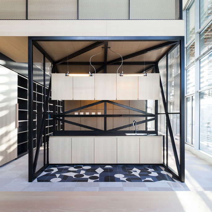 Aménagements de bureaux à Paris dans les locaux d'Accenture avenue de France