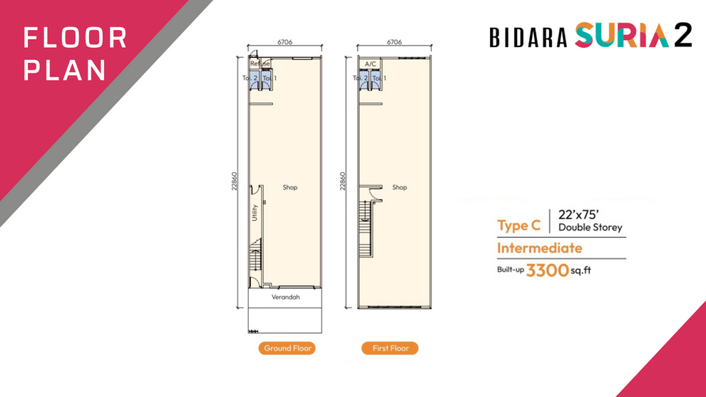 Bidara Suria 2 floor plan