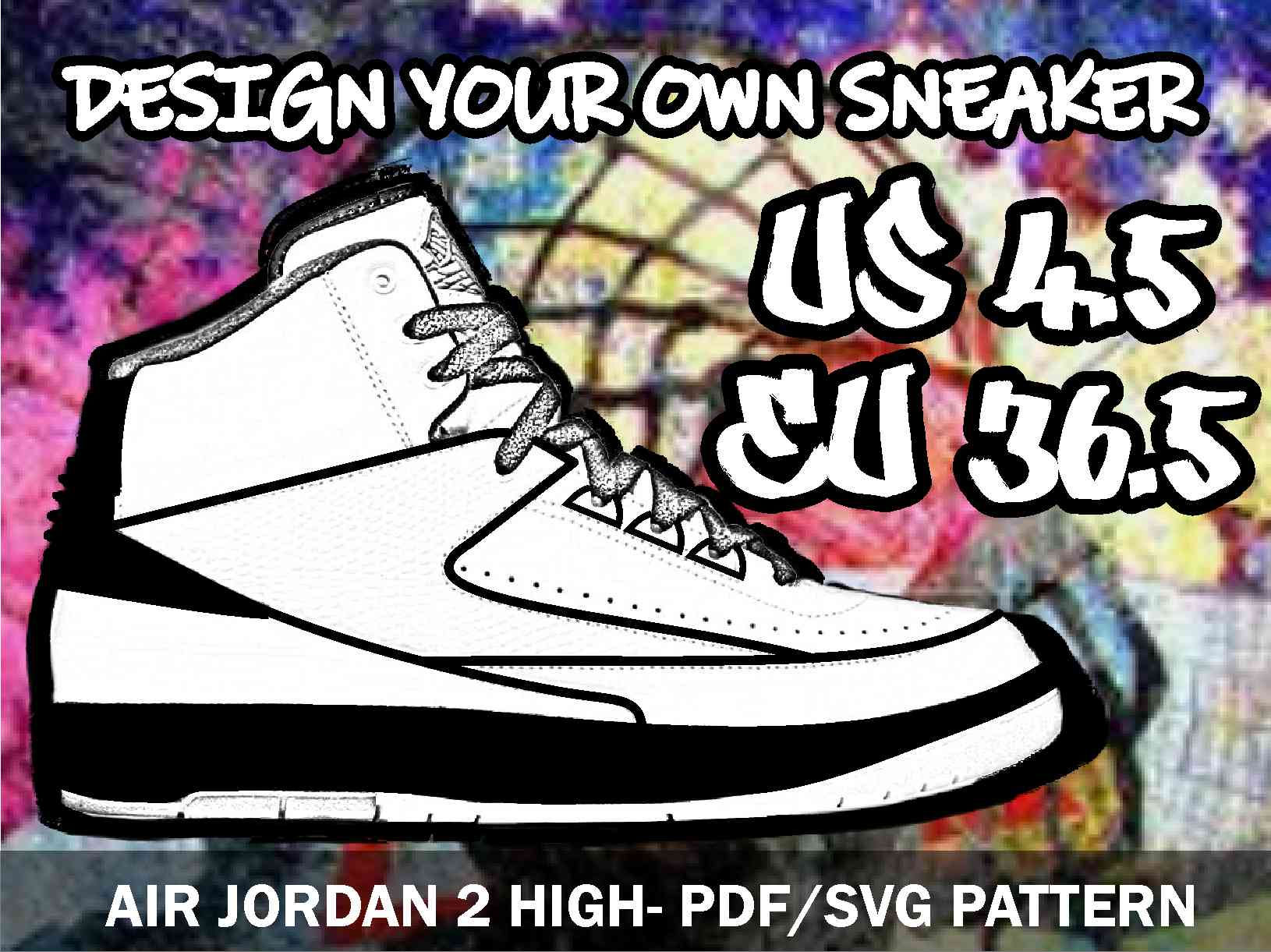 Nike air jordan 2 high us 4.5