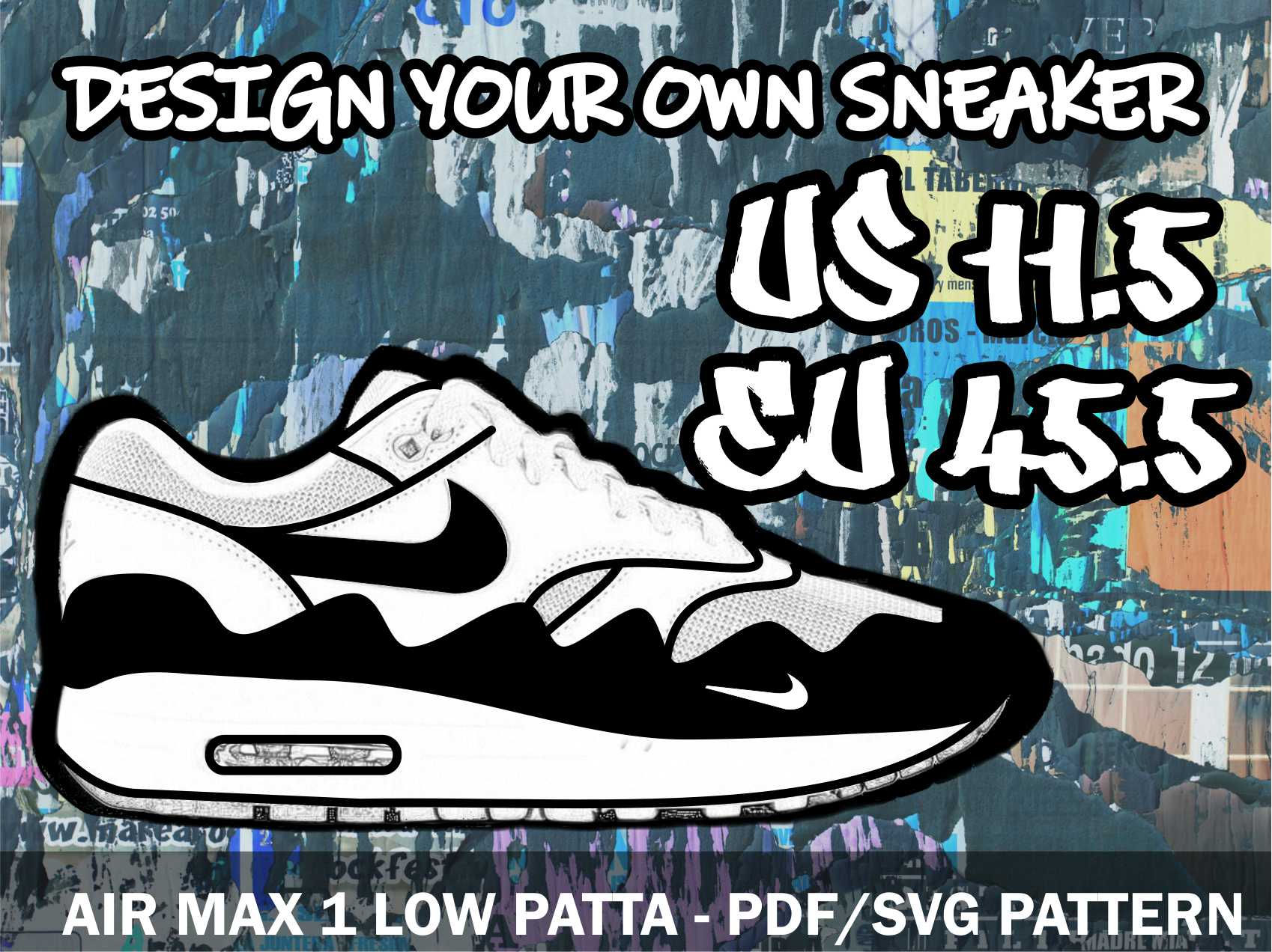 air max 1 low patta