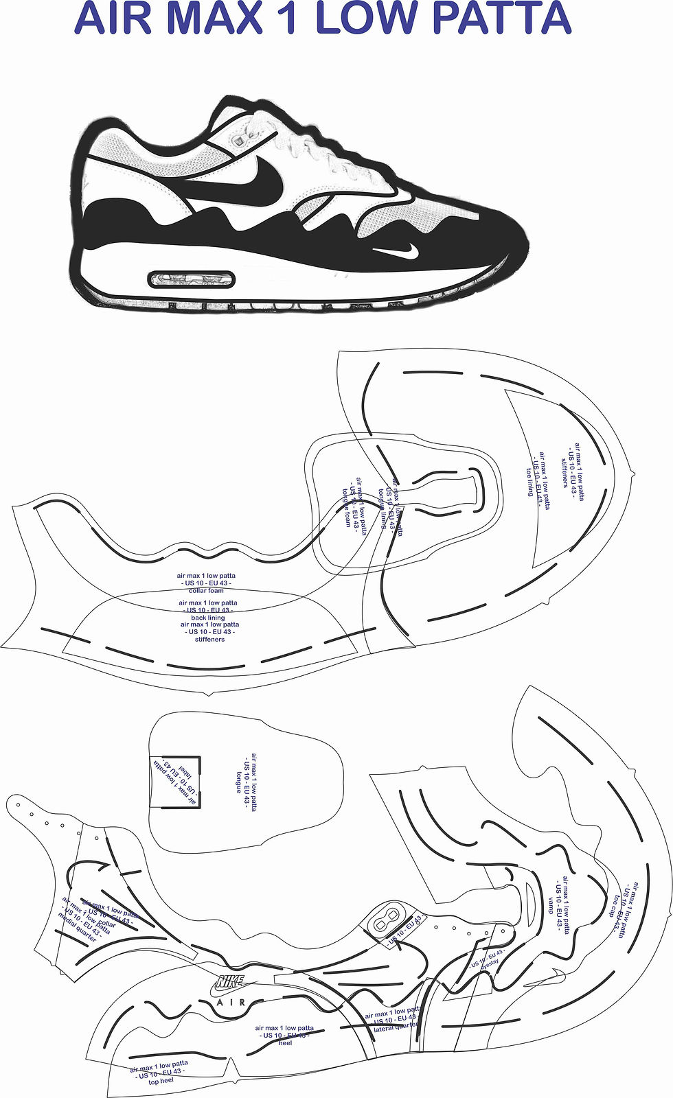 Thumbnail: air max 1 low patta