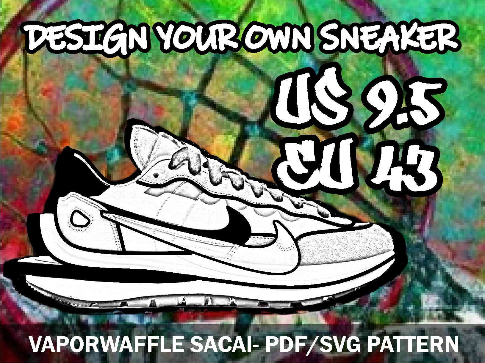 Nike vaporwaffle sacai us 9.5