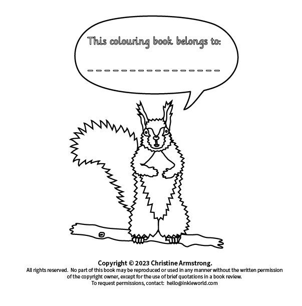 Thumbnail: Squinkle Colouring Book - Paperback
