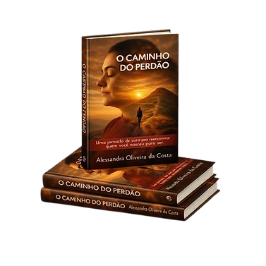 Pilha de livros do Caminho do Perdão