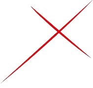 o xis marca o ponto