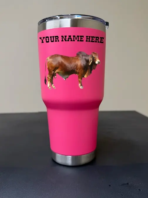 Thumbnail: 30oz Tumbler BULL , TWO BULLS ON CUP