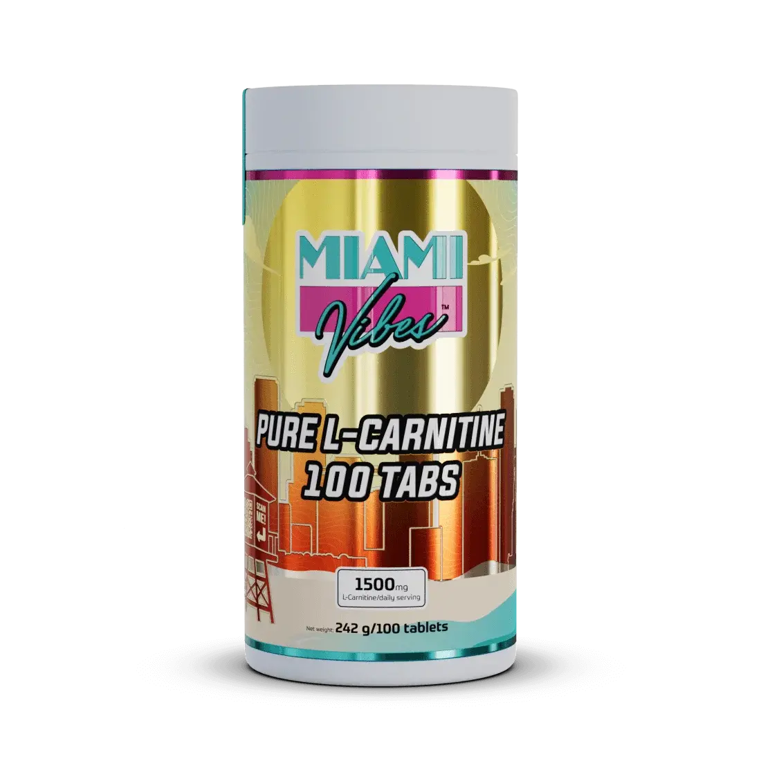 MIAMI VIBES – PURE L-CARNITINE 100 TABLETTEN