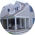 Custom Cape Cod Home with Bow Roof