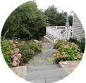 Custom Tumbled Bluestone Walkway