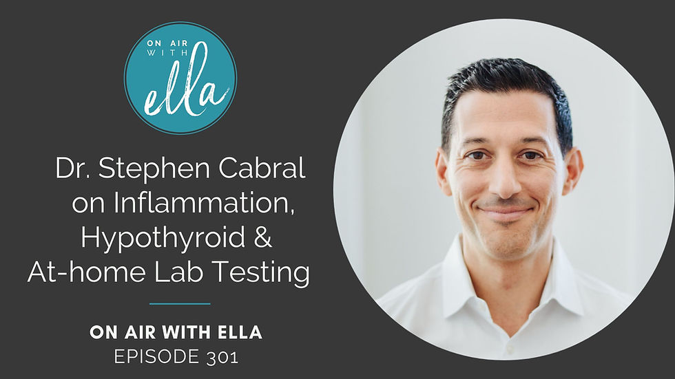 Dr Stephen Cabral is ON AIR WITH ELLA