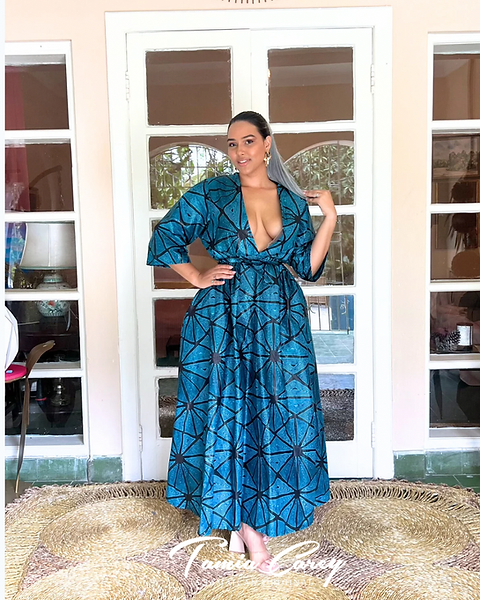 chinese dress ladies Danica Reversible Wrap Dress  Ngome Lifestyle